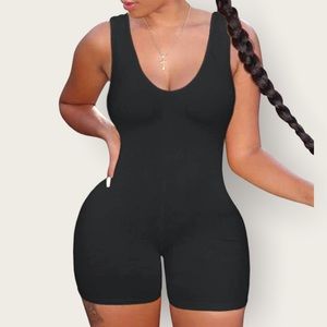 XXTAXN Women's Sexy One Piece Sleeveless V-neck Tank Romper Short